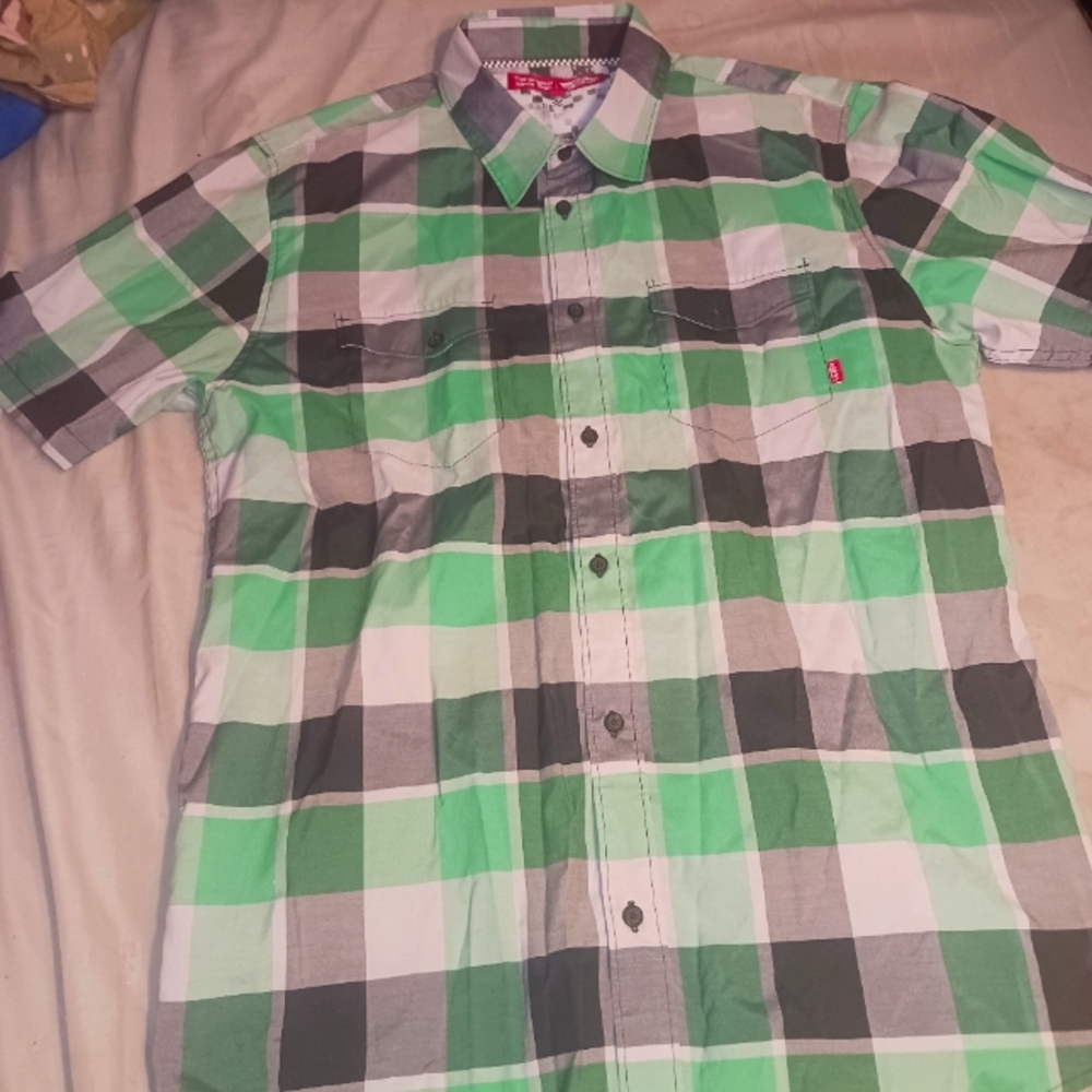 Vans botton shirt xl